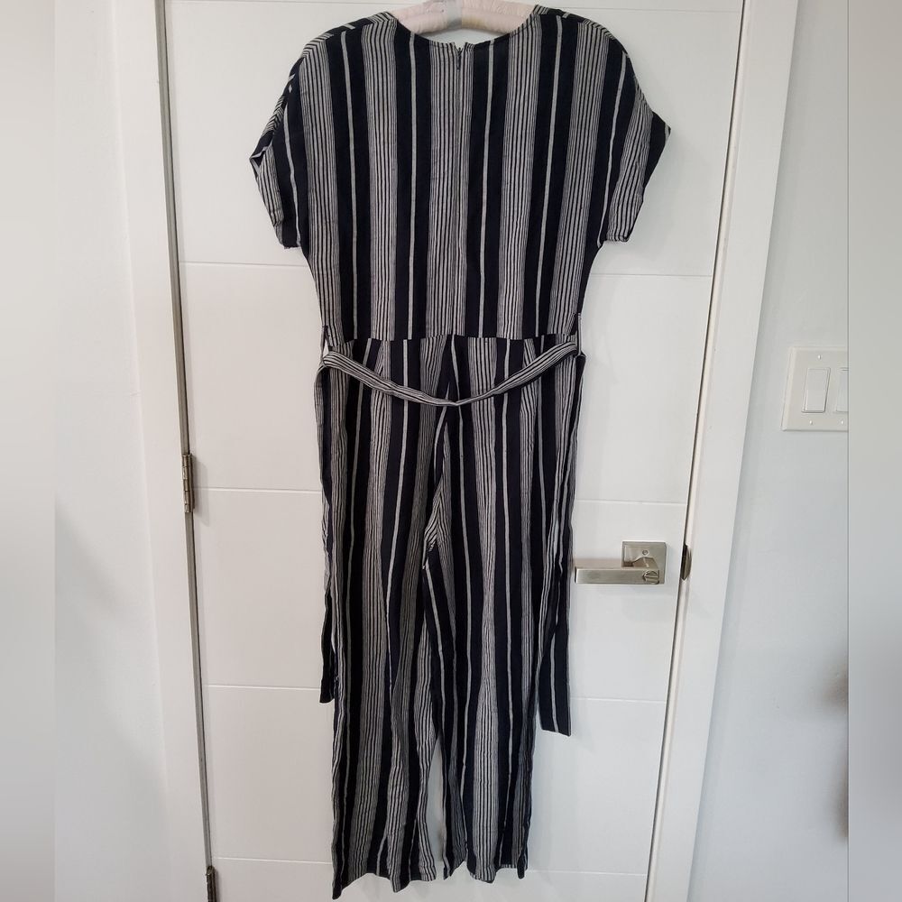 Rails Angela Mediterranean Stripe Belted Jumpsuit Size S - Picture 5 of 12